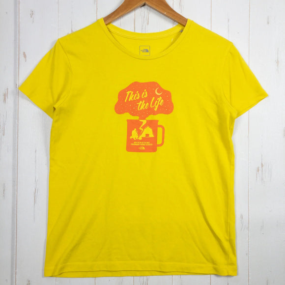 【Women's M イエロー系】 The North Face ( ザ・ノースフェイス ) キャンプ マグ Tシャツ Camp Mug T-shirt コットン ウェア トップス インナー シャツ ショートスリーブTシャツ クルーネック コットン z00052022 - 【公式】2ndGEAR（セカンドギア）Webショップ【登山用品・アウトドア用品専門 買取販売店】