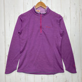 【Women's M パープル系】 Foxfire ( フォックスファイヤー ) TS ウール ハーフジップ TS Wool Half Zip トランスウェットウール / メリノウール混 ポリエステル ウェア トップス インナー シャツ ロングスリーブシャツ 化繊 z0