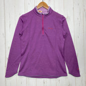【Women's M パープル系】 Foxfire ( フォックスファイヤー ) TS ウール ハーフジップ TS Wool Half Zip トランスウェットウール / メリノウール混 ポリエステル ウェア トップス インナー シャツ ロングスリーブシャツ 化繊 z0