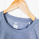 【Men's L ネイビー系】 Millet ( ミレー ) ヘザー メッシュ クルー ショート スリーブ HEATHER MESH CREW SS ポリエステル ウェア トップス インナー シャツ ショートスリーブTシャツ クルーネック 化繊 z00052240 - 【公式】2ndGEAR（セカンドギア）Webショップ【登山用品・アウトドア用品専門 買取販売店】