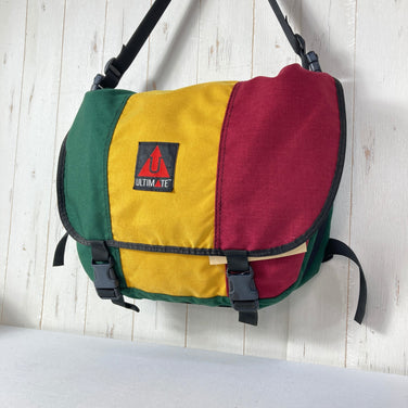 【OneSize ワインレッド系】 1997 Ultimate Direction ( アルティメイトディレクション ) リバーシブル メッセンジャーバッグ Reversible Messenger Bag 生産終了モデル 入手困難 コーデュラナイロン製 バッグ ストレ