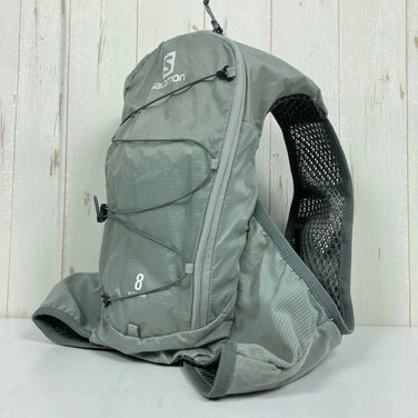 【男女通用 M 灰色】Salomon ACTIVE SKIN 8 尼龙收纳袋跑步背心背包 z00057128 跑步背心背包收纳袋