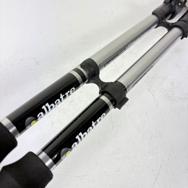 【125cm ブラック系】 Albatre（アルバートル） カムロック トレッキングポール アルミ ポール ストック トレッキングポール z00059585  トレッキングポール ポール ストック