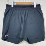 【Men's S ブラック系】 Arcteryx ( アークテリクス ) ノーバンショーツ 5 インチ ウェア ボトムス ショーツ ショートパンツ ソフトシェル z00057096  ソフトシェル ショーツ ショートパンツ ボトムス ウェア