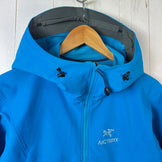 Arcteryx Gamma LT Hoody, Men's, Size Small, Blue, Adriatic Blue, Nylon, Softshell Jacket, Outerwear, z00053910, Adriatic Blue