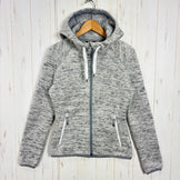 【Women's XS グレー系】 Mammut ( マムート ) チャムエラ ミッドレイヤー フーデッド ジャケット アジアンフィット Chamuera ML Hooded Jacket AF Women 裏起毛｜ニットフリース ポリエステル ウェア トップス アウタ