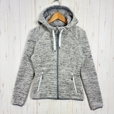 【Women's XS グレー系】 Mammut ( マムート ) チャムエラ ミッドレイヤー フーデッド ジャケット アジアンフィット Chamuera ML Hooded Jacket AF Women 裏起毛｜ニットフリース ポリエステル ウェア トップス アウタ