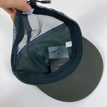 Halo Commodity Rip Cap，深灰色，尼龙，均码，绿色。（z00053657）深灰色帽子，头饰，配饰。