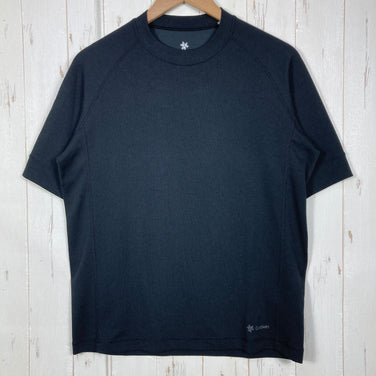 【Men's M ブラック系】 Goldwin ( ゴールドウィン ) リポーズ Tシャツ Re-Pose T-Shirt C3fit（シースリーフィット） ポリエステル ウェア トップス インナー シャツ ショートスリーブTシャツ クルーネック 化繊 z00058
