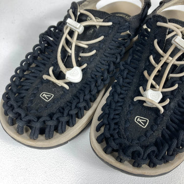 Keen Women's UNEEK CANVAS Sandals, Size 24.5cm, Black (z00054146)