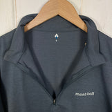 【Men's S グレー系】 Montbell ( モンベル ) ウイックロン UVテクト ロングスリーブ ジップシャツ WIC.UV Tec Long Sleeve Zip Shirt ポリエステル ウェア トップス インナー シャツ ロングスリーブシャツ 化