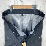 The North Face Powder Guide Pant，男款 M 码，黑色，涤纶，硬壳 GORE-TEX 长裤（z000539）