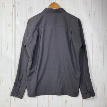 【Unisex M グレー系】 Static ( スタティック ) スネーク ダイク ロング スリーブ シャツ Snake Dike Long Sleeve Shirts Carbon メリノウール ウェア トップス インナー シャツ ロングスリーブシャツ ウール - 0