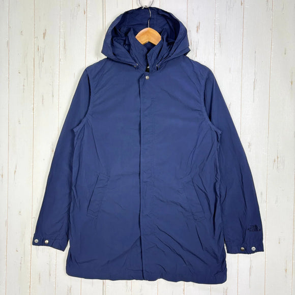 【Men's S ネイビー系】 The North Face ( ザ・ノースフェイス ) ジャーニーズ テック インディゴ コート Journeys Tech Indigo Coat ID インディゴ 生産終了モデル 入手困難 インディゴ製品染め 撥水 フード着脱