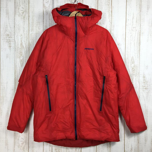 【男款L红色系列】Patagonia Micro Puff Storm Jacket Plumafil Insulation H2No Waterproof Hoody Belay Parka 停产型号难获 84130 I