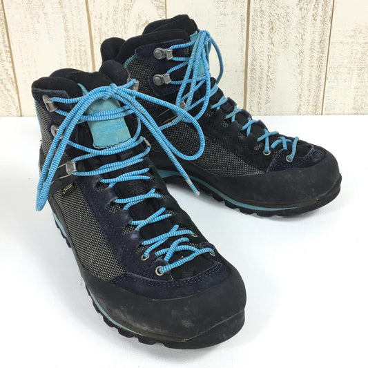 [女式 24.5 厘米海军蓝] Salewa 女式 Crow Gore-Tex Ws Crow Gtx 徒步鞋轻型高山靴 61329 女式 3985 高级海军蓝/永恒蓝 Alpa