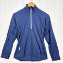 【Women's M ネイビー系】 Icebreaker ( アイスブレーカー ) スポーツ 320 ハーフジップシャツ メリノウール ウェア トップス インナー シャツ ロングスリーブシャツ ウール z00055036  ウール ロングスリーブシャツ インナー シャツ-1