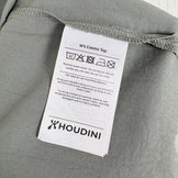 【Women's M グレー系】 Houdini ( フーディニ ) ウィメンズ コスモ トップ W's Cosmo Top 138724 GEYSER GREY z00055966 GEYSER GREY 化繊 ショートスリーブTシャツ クルーネック インナー シャ