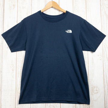 【Men's M ネイビー系】 The North Face ( ザ・ノースフェイス ) ショートスリーブ スクエアロゴ ティーシャツ ポリエステル NT31957 Asian Men's 化繊 ショートスリーブTシャツ クルーネック インナー シャツ トップス - 【公式】2ndGEAR（セカンドギア）Webショップ【登山用品・アウトドア用品専門 買取販売店】