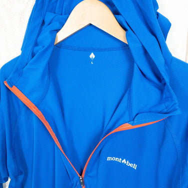 【Men's L ブルー系】 Montbell ( モンベル ) クール パーカ ポリエステル 1114235 Asian Men's 化繊 フーディ インナー シャツ トップス ウェア - 【公式】2ndGEAR（セカンドギア）Webショップ【登山用品・アウトドア用品専門 買取販売店】