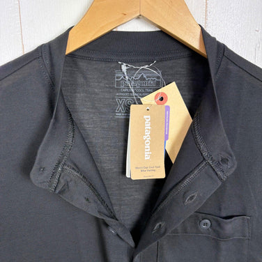 【Men's XS ブラック系】 2020 Patagonia ( パタゴニア ) キャプリーン クール トレイル バイク ヘンリー Capilene Cool Trail Bike Henley ポリエステル ウェア トップス インナー シャツ ショートスリーブシャ