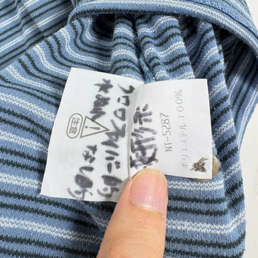 【Men's M ネイビー系】 The North Face ( ザ・ノースフェイス ) ショートスリーブ ボーダー ポロ ポリエステル ウェア トップス インナー シャツ ショートスリーブシャツ 化繊 z00058786  化繊 ショートスリーブシャツ インナー