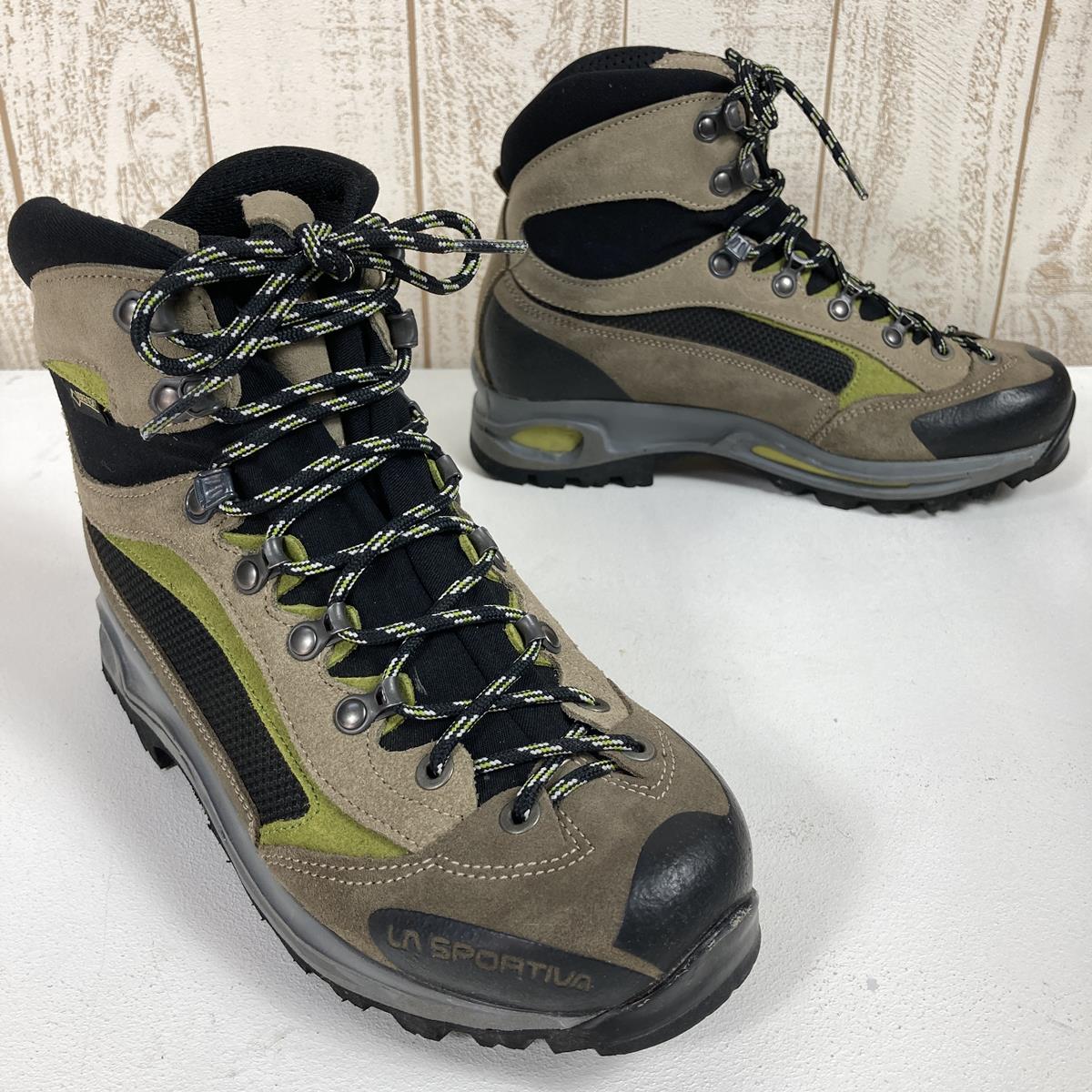 【Unisex 23.7cm ベージュ系】 La Sportiva ( ラ・スポルティバ ) デルタ ゴアテックス Delta Gtx トレッキング シューズ 登山靴 ハイカット 高機能インソール（SuperFeet）付 12G Unisex  トレッキングブーツ フットウェア