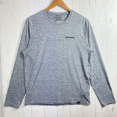 【Men's S グレー系】 2020 Patagonia ( パタゴニア ) ロングスリーブ キャプリーン クール デイリー グラフィック シャツ Long-Sleeved Capilene Cool Daily Graphic Shirt PLFE ポリエステ