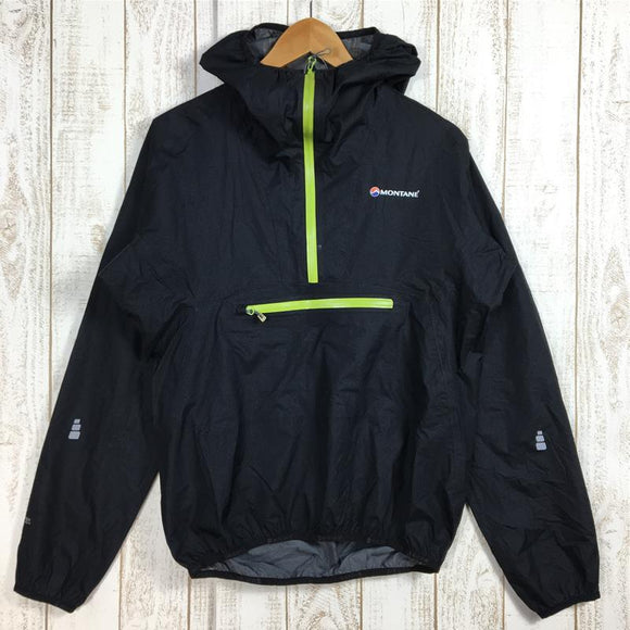 【Men's S ブラック系】 Montane ( モンテイン ) ミニマス スモック Minimus Smock 2.5L防水透湿 Pertex Shield+ レインシェル ジャケット フーディ プルオーバー アノラック International Men's - 【公式】2ndGEAR（セカンドギア）Webショップ【登山用品・アウトドア用品専門 買取販売店】