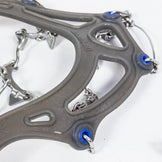 Montbell Chain Spikes LTGY 冬季冰爪（L码，灰色）z00053221