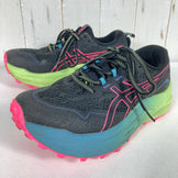 Asics Trabuco Max 2 女款越野跑鞋，尺码 24.0cm，黑色 (z00054672)