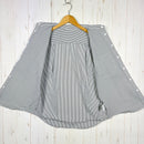 【Women's S グレー系】 Ridge Mountain Gear ( リッジマウンテンギア ) ベーシック ショートスリーブ シャツ ストライプ Basic Short Sleeve Shirt Stripe  Grey × White z00055799 G-3