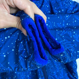 【Kid's 3T ネイビー系】 Patagonia ( パタゴニア ) リバーシブル パフボール バンティング Reversible Puff-Ball Bunting Galaxy Gazers / Channel Blue ウェア トップス アウター ジャケット