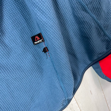 Men's Medium Navy Millet Trilogy Lightgrid Hoodie, Polartec Power Grid fleece jacket (z00055201).