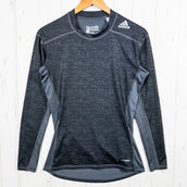 【Men's O グレー系】 Adidas ( アディダス ) テックフィット ベース ロングスリーブ Techfit Base Long Sleeve ポリエステル ウェア トップス インナー シャツ ロングスリーブTシャツ クルーネック 化繊 z0005225 - 【公式】2ndGEAR（セカンドギア）Webショップ【登山用品・アウトドア用品専門 買取販売店】
