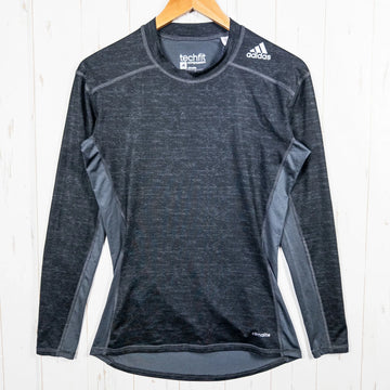 【Men's O グレー系】 Adidas ( アディダス ) テックフィット ベース ロングスリーブ Techfit Base Long Sleeve ポリエステル ウェア トップス インナー シャツ ロングスリーブTシャツ クルーネック 化繊 z0005225 - 【公式】2ndGEAR（セカンドギア）Webショップ【登山用品・アウトドア用品専門 買取販売店】