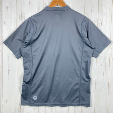 【Men's L グレー系】 Marmot ( マーモット ) サンスクリーン ショートスリーブ シャツ Sunscreen Short Sleeve Shirt ポリエステル ウェア トップス インナー シャツ ショートスリーブシャツ 化繊 z00053233