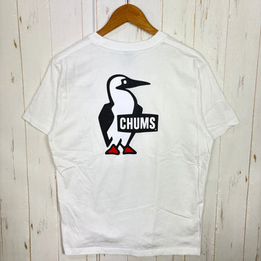 【Men's M ホワイト系】 Chums ( チャムス ) ブービー ロゴ Tシャツ Booby Logo T-Shirt コットン ウェア トップス インナー シャツ ショートスリーブTシャツ クルーネック コットン z00058990  コットン ショートスリ