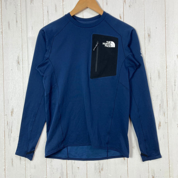 【Unisex S ネイビー系】 The North Face ( ザ・ノースフェイス ) エクスペディション ドライ ドット クルー Expedition Dry Dot Crew DotKnit 吸汗速乾 サムホール SUMMIT SERIES ポリエステル ウェ