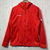【Men's S オレンジ系】 Mammut ( マムート ) アルティメイト VII ソフトシェル フーデッド ジャケット Ultimate VII SO Hooded Jacket ポリエステル ウェア トップス アウター ジャケット ソフトシェル z00058
