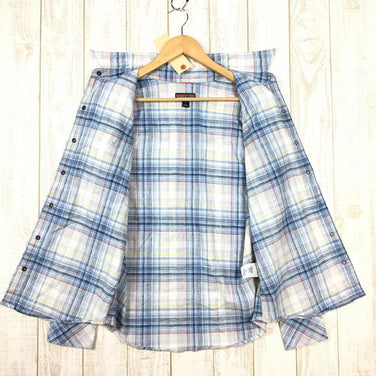 【Women's S ブルー系】Patagonia ( パタゴニア ) ウィメンズ ロングスリーブ ウエスタン スナップ シャツ W Long-Sleeved Western Snap Shirt 53350 International Women's 化繊 ロングスリーブシャツ インナー シャツ トップス ウェア - 【公式】2ndGEAR（セカンドギア）Webショップ【登山用品・アウトドア用品専門 買取販売店】