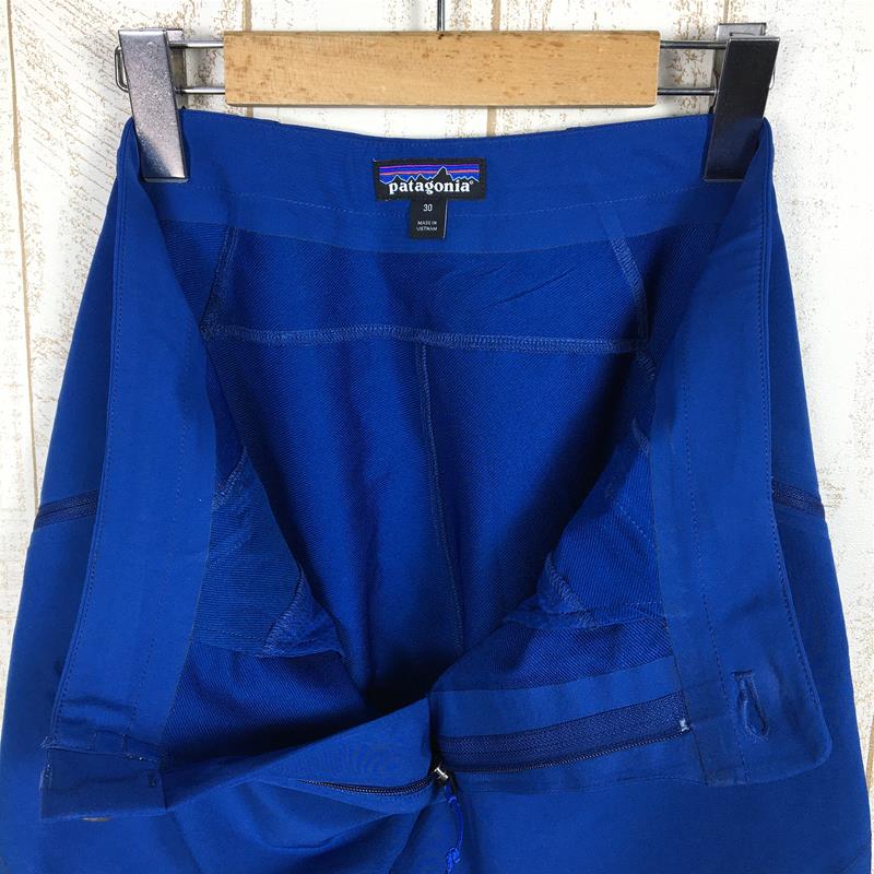 [Men's 30 Blue] Patagonia Simul Alpine Pants Softshell 83062 International Men's SPRB Superior Blue Softshell Long Pants