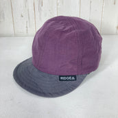 【Unisex OneSize パープル系】 Ridge Mountain Gear ( リッジマウンテンギア ) ベーシック キャップ バイカラー Basic Cap Bicolor Mulberry / Grey Stunner / COOLMAX / 撥水 ナイロン ウェア