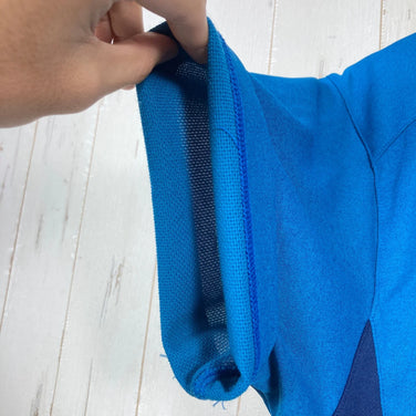 【Men's L ブルー系】 Montbell ( モンベル ) ウイックロン ZEO ショートスリーブ ジップシャツ ポリエステル ウェア トップス インナー シャツ ショートスリーブシャツ 化繊 z00053622  化繊 ショートスリーブシャツ インナー シ