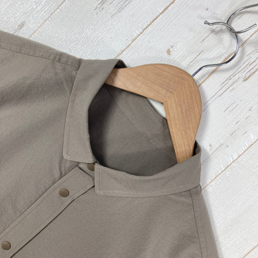 【Men's XL ベージュ系】 Ridge Mountain Gear ( リッジマウンテンギア ) ベーシックショートスリーブシャツ Basic Short Sleeve Shirt Tawny Brown ポリエステル ウェア トップス インナー シャツ ロング