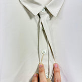 【Men's L アイボリー系】 Houdini ( フーディニ ) メンズ コスモ シャツ Men's Cosmo Shirt 238724 Foggy Mountain z00058226 Foggy Mountain 化繊 ショートスリーブシャツ インナー シャ