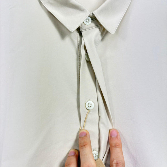【Men's L アイボリー系】 Houdini ( フーディニ ) メンズ コスモ シャツ Men's Cosmo Shirt 238724 Foggy Mountain z00058226 Foggy Mountain 化繊 ショートスリーブシャツ インナー シャ