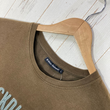 【Men's L ブラウン系】 Black Diamond ( ブラックダイヤモンド ) コットン ショートスリーブ ティー Cotton Short Sleeve Tee 生産終了モデル 入手困難 コットン ウェア トップス インナー シャツ ショートスリーブTシ