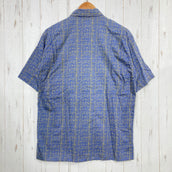 【Men's S ブルー系】 1998 Patagonia ( パタゴニア ) ドリームタイムシャツ Dreamtime Shirts Abacus: True Blue 生産終了モデル 入手困難 ウェア トップス インナー シャツ ショートスリーブシャツ コット