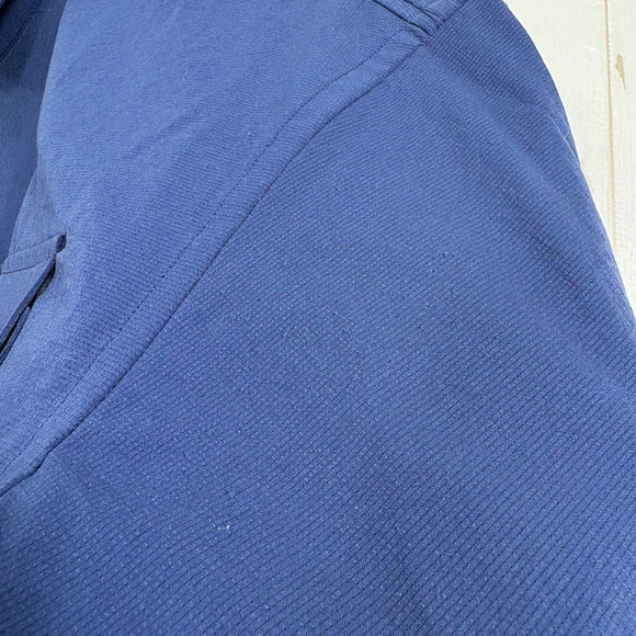 【Men's S ネイビー系】 Ridge Mountain Gear ( リッジマウンテンギア ) ベーシック ロングスリーブ シャツ Basic Long Sleeve Shirt インディゴブルー ポリエステル ウェア トップス インナー シャツ ロングスリー